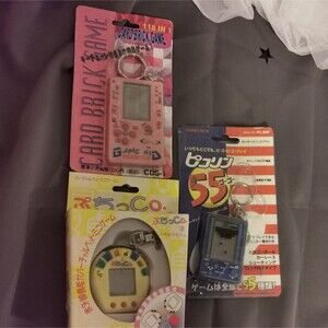 Tamagotchi Style Toys Lot Puchiko Y2K Retro Japan Kawaii Y2K Electronics Toy Vtg